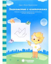 Знакомство с клеточками. Задания на развитие зрительного восприятия, мелкой моторики. 3-4 г.