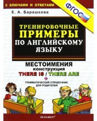 Тренировочные примеры по английскому языку. Местоимения. Конструкция There is / There are. ФГОС