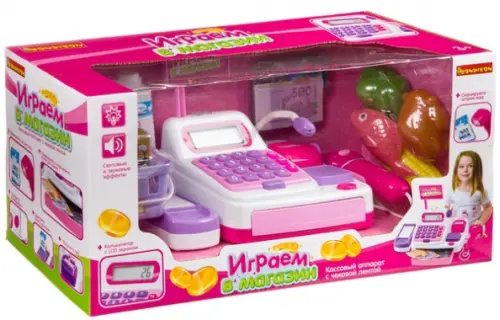 Игровой набор. Играем в магазин с кассовым аппаратом