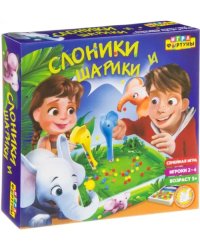 Настольная семейная игра. Слоники и шарики