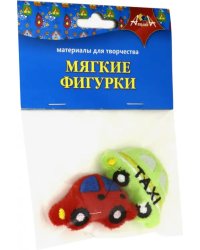 Фигурки мягкие объёмные, &quot;Машинки&quot;, 2 штуки