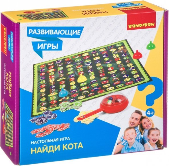 Развивающая активная игра. Найди кота