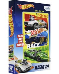 Пазл. Hot Wheels. Заезд года, 24 элемента