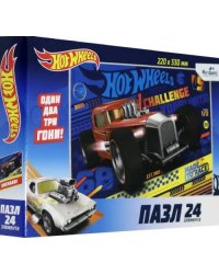 Пазл. Hot Wheels. Испытание скорости, 24 элемента