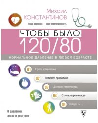 Чтобы было 120/80. Нормальное давление в любом возрасте!