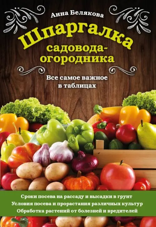 Шпаргалка садовода-огородника. Все самое важное в таблицах