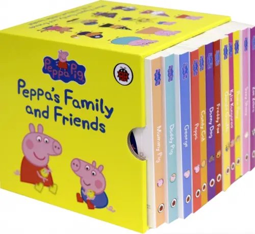 Peppa's Family and Friends (12-board book set) (количество томов: 12)