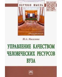 Управление качеством человеческих ресурсов вуза. Монография