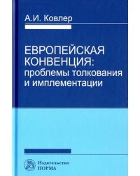 Европейская конвенция. Проблемы толкования и имплементации