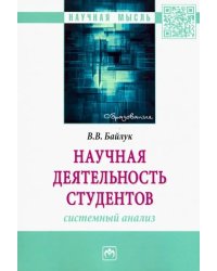 Научная деятельность студентов: системный анализ