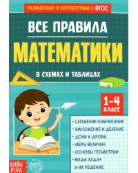 Все правила математики в схемах и таблицах. Сборник для 1-4 классов