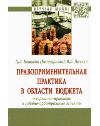 Правоприменительная практика в области бюджета. Теоретико-правовые и судебно-арбитражные аспекты