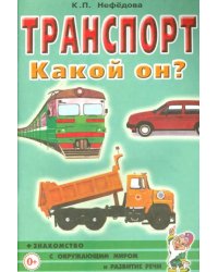 Транспорт. Какой он? Пособие для воспитателей, гувернеров и родителей