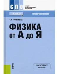 Физика от А до Я. Справочное пособие для ссузов