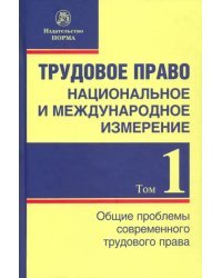 Трудовое право. Национальное и международное измерение. Том 1. Общие проблемы