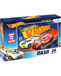 Пазл. Hot Wheels. Финишный рывок, 24 элемента