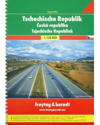 Tschechische Republick. Superatlas 1:150 000