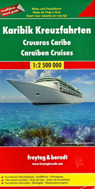 Caribbean Cruises 1:2 500 000