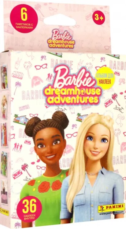 Блистер с наклейками. Barbie. Приключения в доме мечты