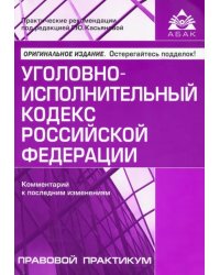 Уголовно-исполнительный кодекс Российской Федерации. Комментарий к последним изменениям