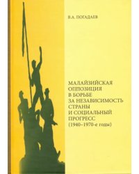 Малазийская оппозиция в борьбе за независимость страны и социальный прогресс (1940-1970-е годы)