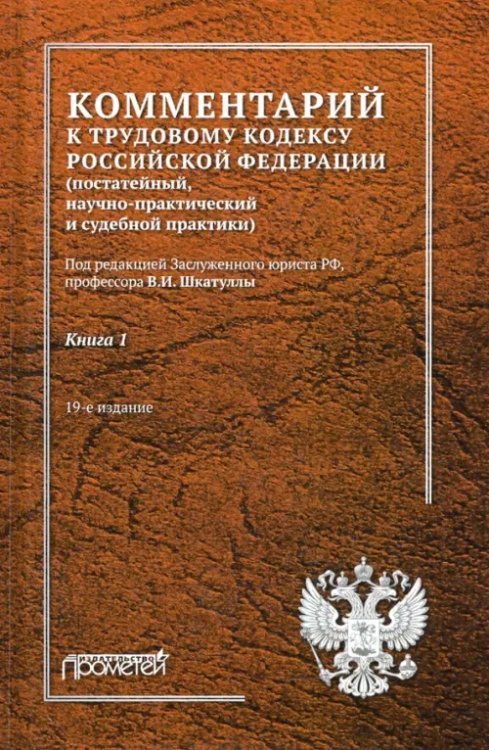 Комментарий к Трудовому кодексу Российской Федерации. В 2-х книгах. Книга 1