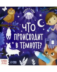 Книга с фонариком Что происходит в темноте?