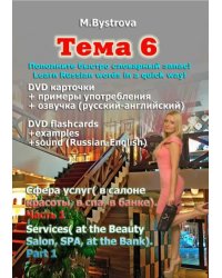 DVD. Тема 6. Сфера услуг (в салоне красоты, в спа, в банке). Часть 1