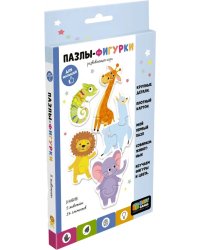 Baby Games. Пазлы-фигурки. Яркие животные