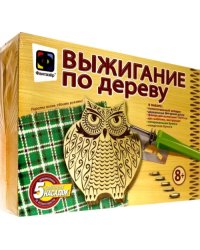 Выжигание по дереву Деревянная фигура Сова