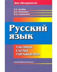 Русский язык. Таблицы, схемы, упражнения. Для поступающих в вузы