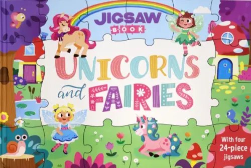 Jigsaw Book. Unicorns and Fairies