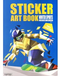 Стикер-книга Sticker Art Book. Winter Sport