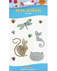 Наклейки из страз. Кошечки