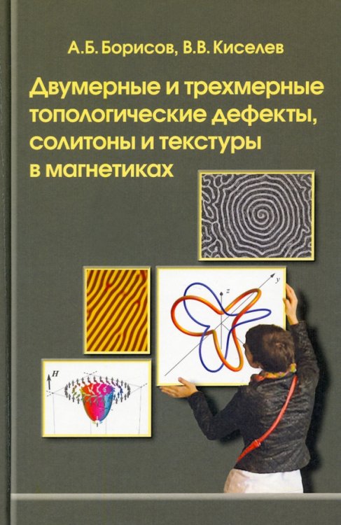 Двумерные и трехмерные топологические дефекты, солитоны и текстуры в магнетиках