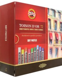 Пастель сухая художественная Toison d`Or Soft 8517, 72 цвета