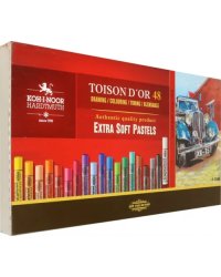 Пастель сухая художественная Toison d`Or Extra Soft 8556, 48 цветов