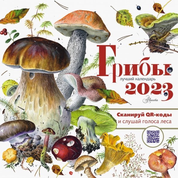 Грибы. Календарь на 2023 год