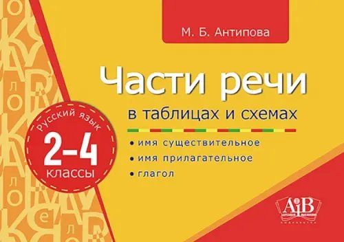 Русский язык. 2-4 классы. Части речи в таблицах и схемах