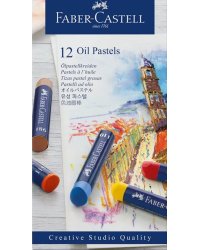 Пастель масляная художественная Oil Pastels, 12 цветов