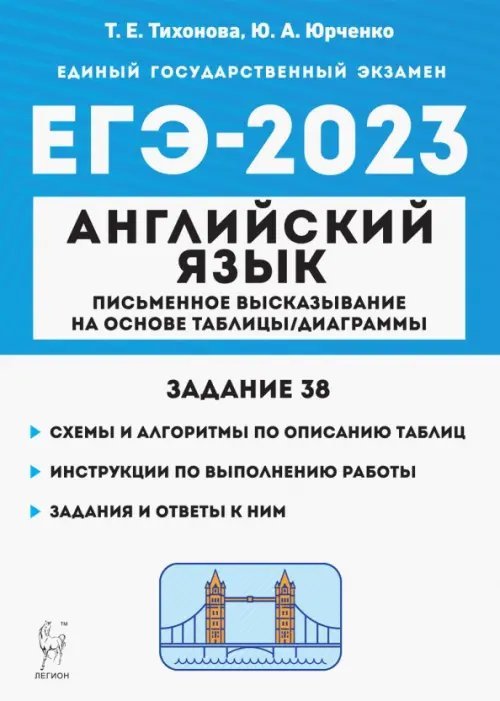 ЕГЭ 2023 Английский язык. Письменное высказывание на основе таблицы / диаграммы (задание 38)