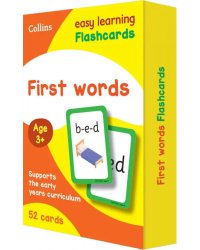 First Words Flashcards Ages 3-5 (52 Cards)