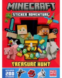 Minecraft Sticker Adventure. Treasure Hunt