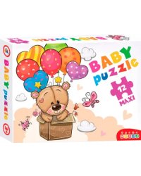 Baby Puzzle-12. Мишка и воздушные шары