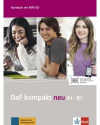 DaF kompakt neu A1-B1. Deutsch als Fremdsprache für Erwachsene. Kursbuch mit MP3-CD