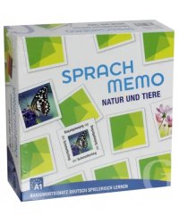 Sprachmemo Deutsch. Natur und Tiere. Sprachspiel