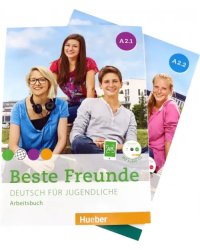 Beste Freunde A2. Paket Arbeitsbuch A2.1 und A2.2 mit 2 Audio-CDs. Deutsch für Jugendliche