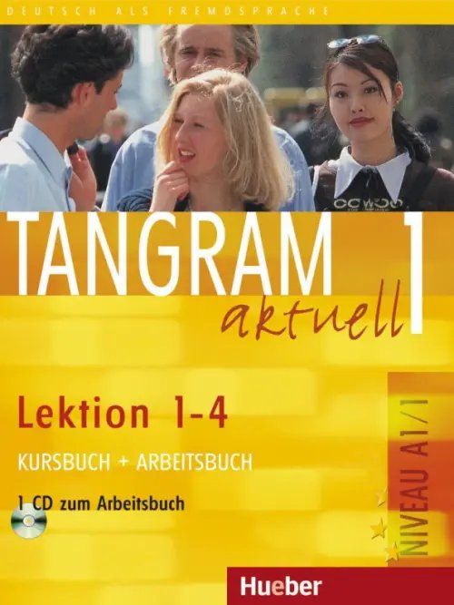 Tangram aktuell 1 – Lektion 1–4. Kursbuch + Arbeitsbuch mit Audio-CD zum Arbeitsbuch