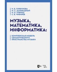 Музыка, математика, информатика. Комплексная модель семантического пространства музыки. Монография