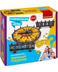 Игра настольная развивающая. Звериный поединок